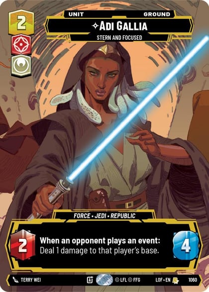 Adi Gallia - Stern and Focused (Prestige), Legends of the Force 1060