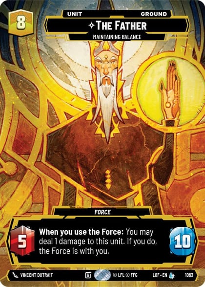The Father - Maintaining Balance (Prestige), Legends of the Force 1063