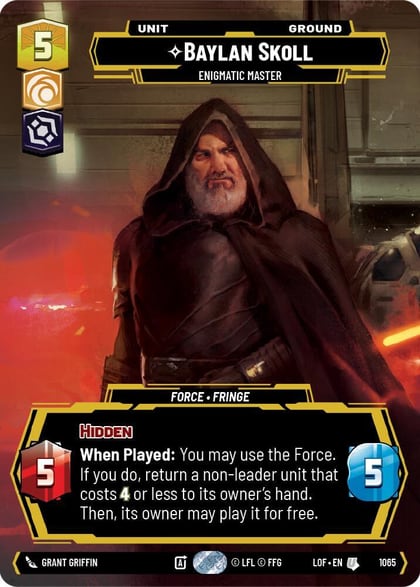 Baylan Skoll - Enigmatic Master (Prestige), Legends of the Force 1065