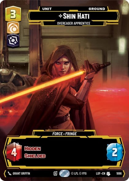 Shin Hati - Overeager Apprentice (Prestige), Legends of the Force 1066