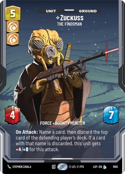 Zuckuss - The Findsman (Prestige Foil), Legends of the Force 1093