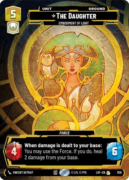 The Daughter - Embodiment of Light (Prestige Foil), Legends of the Force 1108