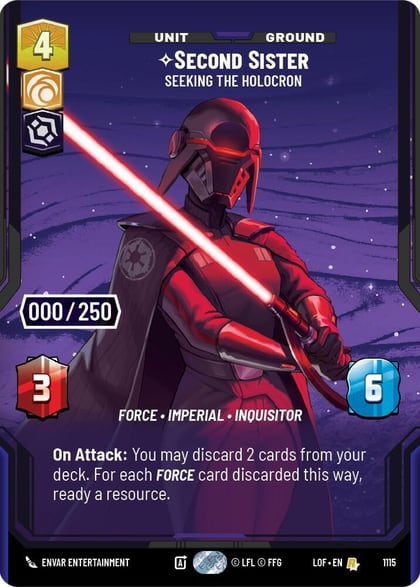 Second Sister - Seeking the Holocron (Serialized), Legends of the Force 1115