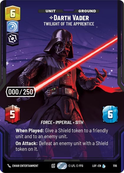 Darth Vader - Twilight of the Apprentice (Serialized), Legends of the Force 1116