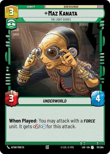 Maz Kanata - The Light Guides, Legends of the Force 111/264