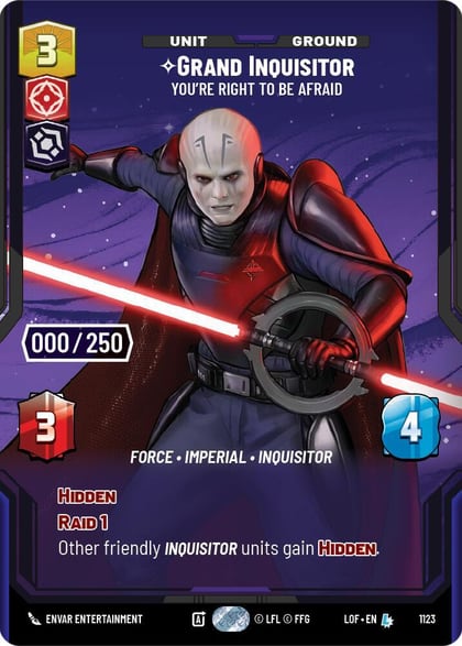 Grand Inquisitor - You're Right to Be Afraid (Serialized), Legends of the Force 1123