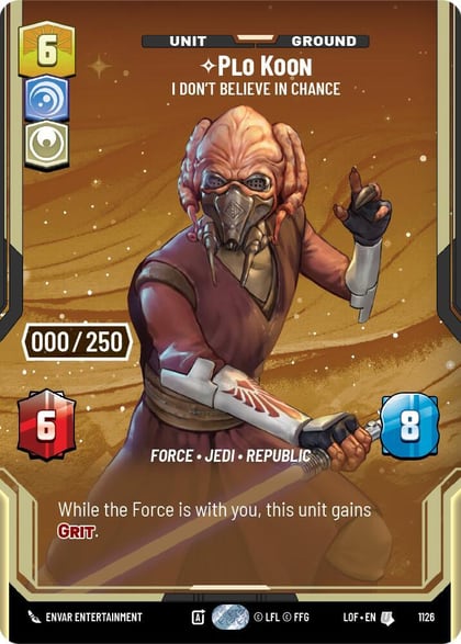 Plo Koon - I Don't Believe in Chance (Serialized), Legends of the Force 1126