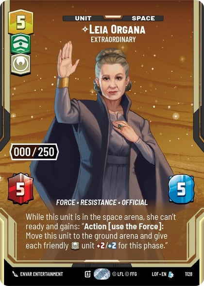 Leia Organa - Extraordinary (Serialized), Legends of the Force 1128