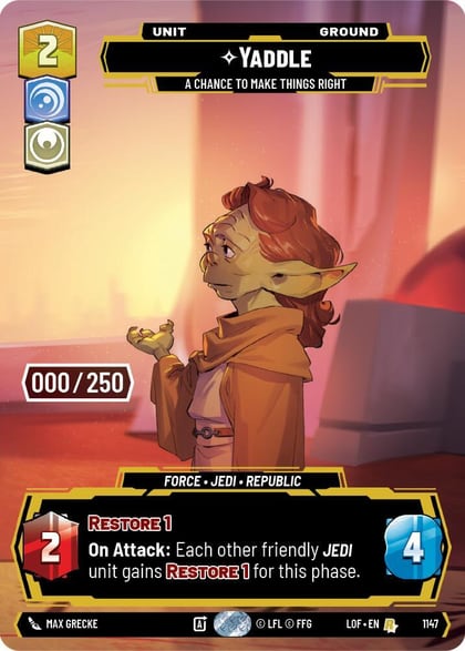 Yaddle - A Chance To Make Things Right (Serialized), Legends of the Force 1147