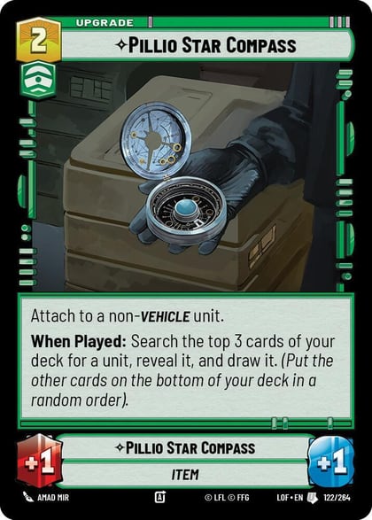 Pillio Star Compass, Legends of the Force 122/264