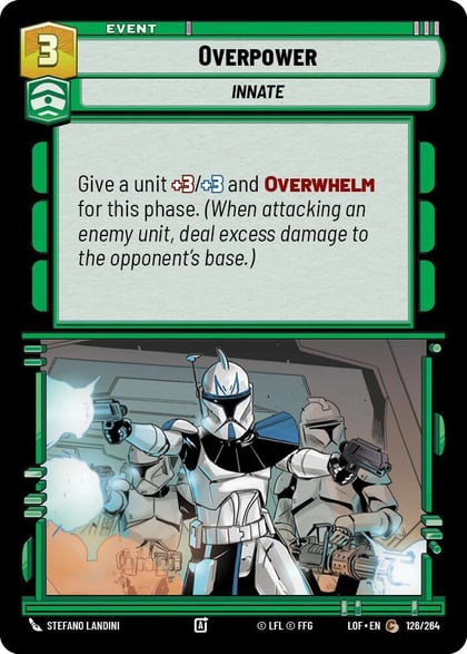 Overpower, Legends of the Force 126/264