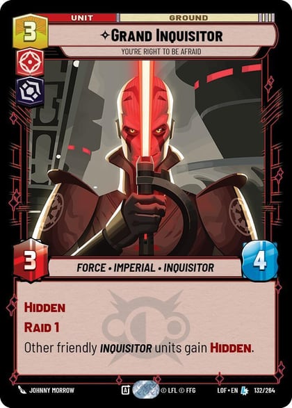 Grand Inquisitor - You're Right to Be Afraid, Legends of the Force 132/264