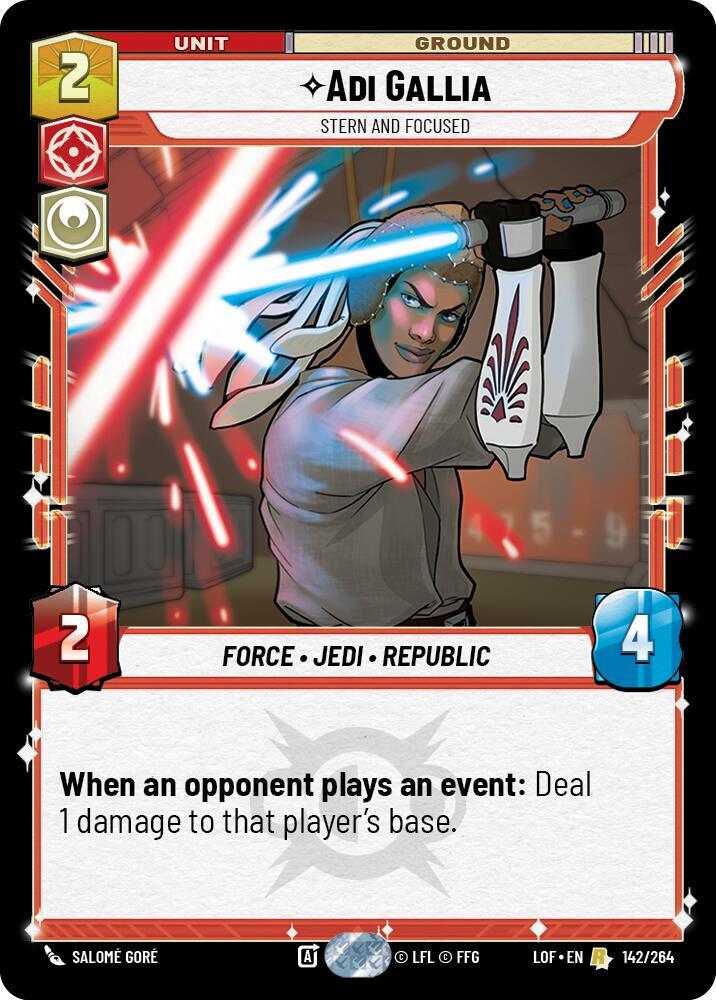 Adi Gallia - Stern and Focused, Legends of the Force 142/264