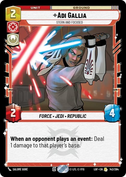 Adi Gallia - Stern and Focused, Legends of the Force 142/264