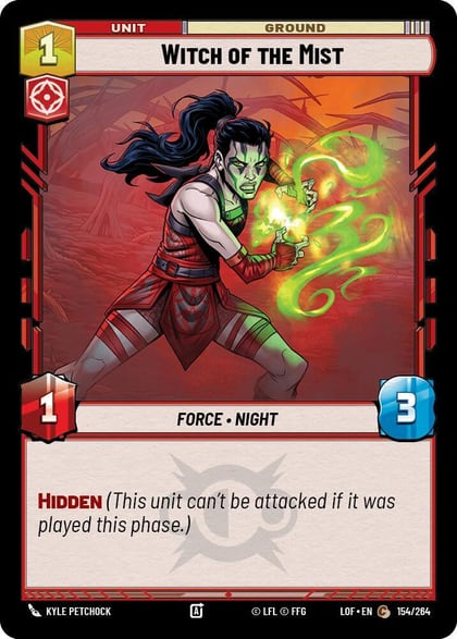Witch of the Mist, Legends of the Force 154/264