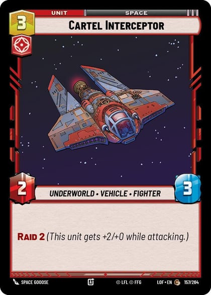 Cartel Interceptor, Legends of the Force 157/264