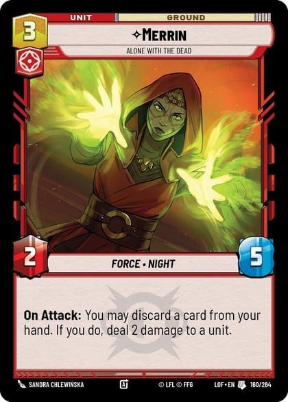Merrin - Alone with the Dead, Legends of the Force 160/264