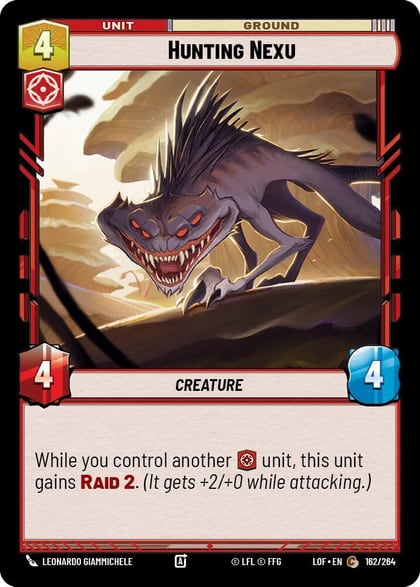 Hunting Nexu, Legends of the Force 162/264