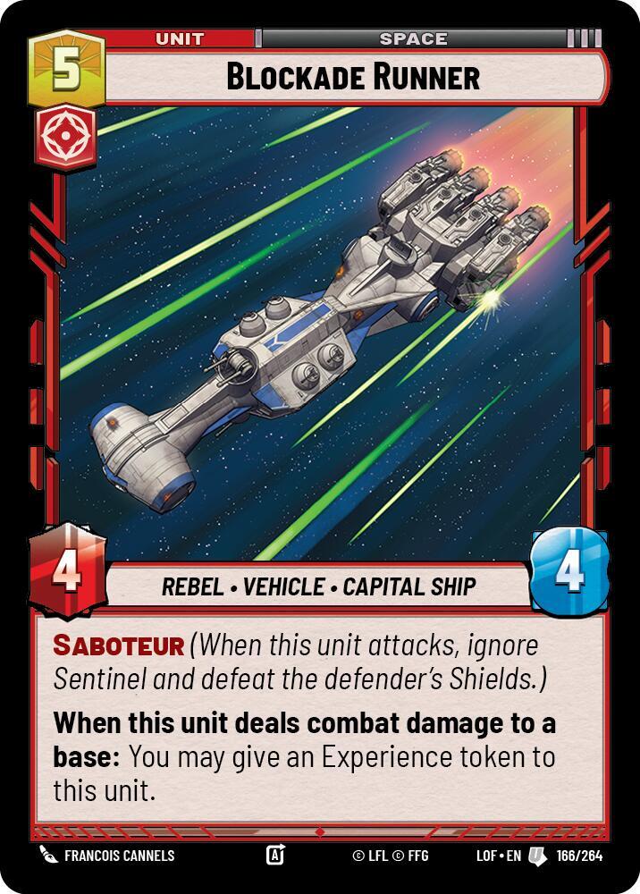 Blockade Runner, Legends of the Force 166/264