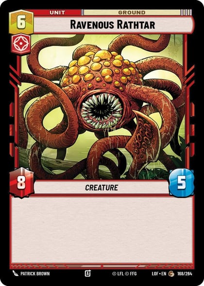 Ravenous Rathtar, Legends of the Force 168/264