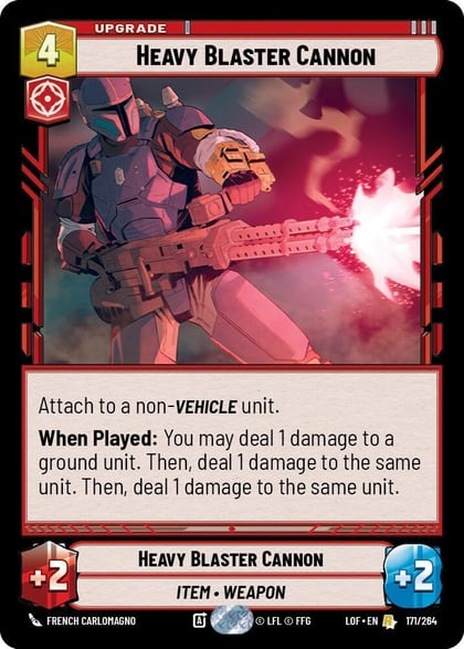 Heavy Blaster Cannon, Legends of the Force 171/264