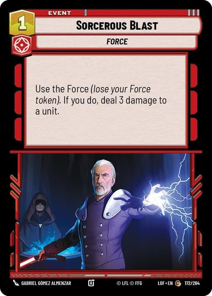 Sorcerous Blast, Legends of the Force 172/264