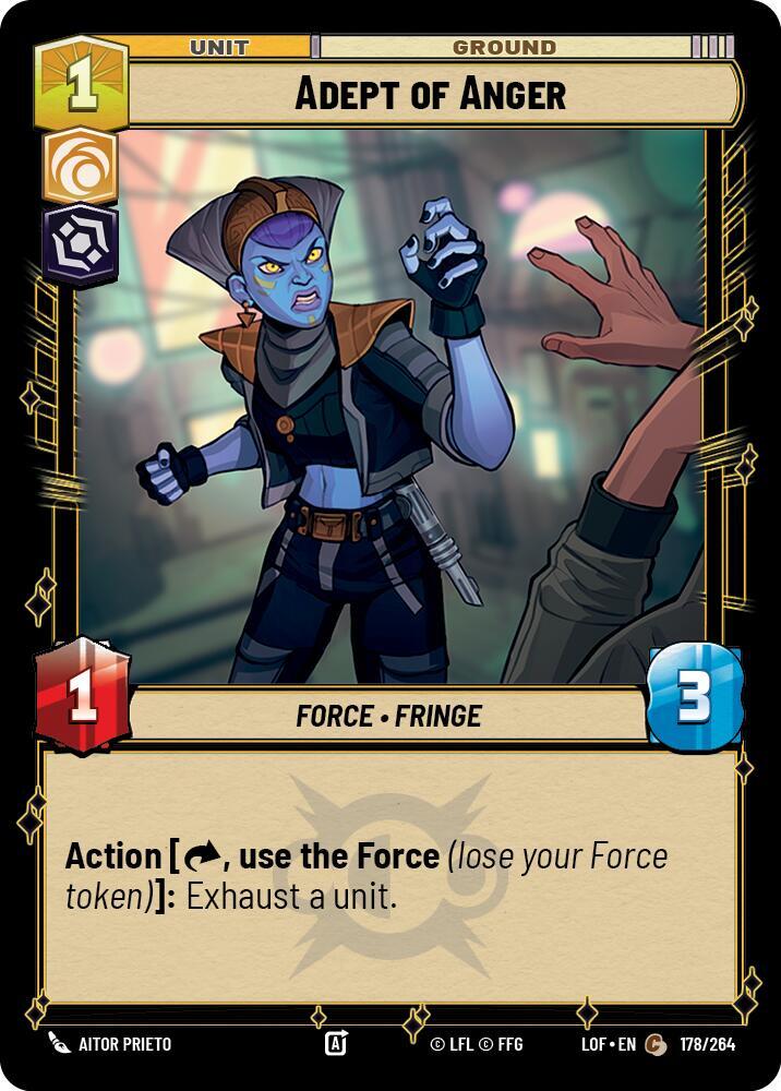 Adept of Anger, Legends of the Force 178/264
