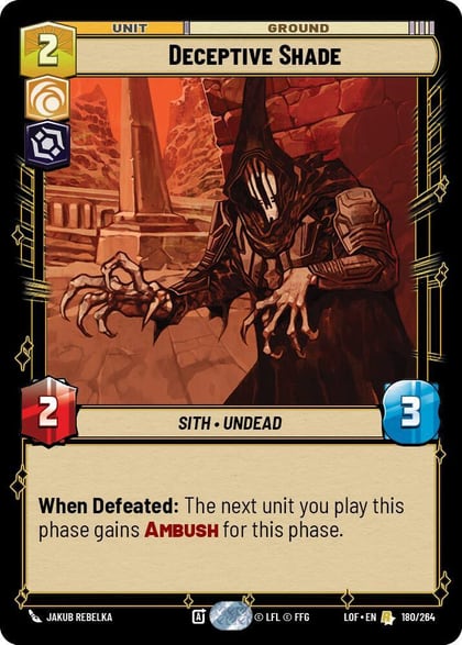 Deceptive Shade, Legends of the Force 180/264