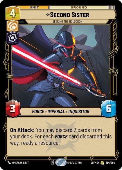 Second Sister - Seeking the Holocron, Legends of the Force 184/264