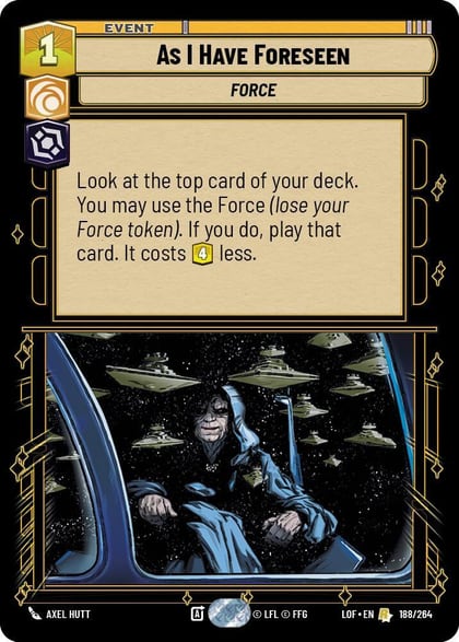 As I Have Foreseen, Legends of the Force 188/264
