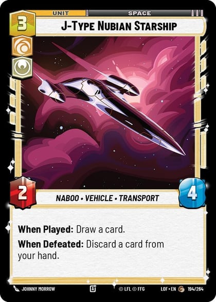 J-Type Nubian Starship, Legends of the Force 194/264