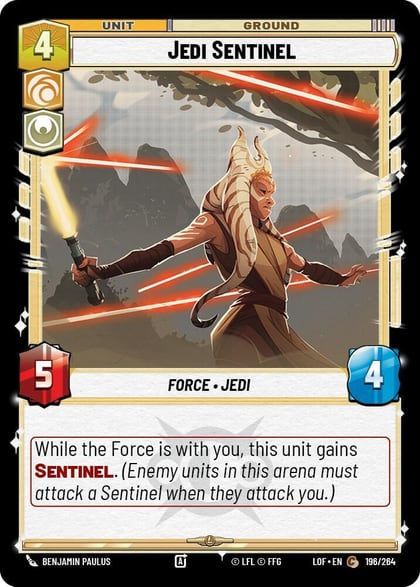 Jedi Sentinel, Legends of the Force 196/264