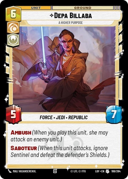 Depa Billaba - A Higher Purpose, Legends of the Force 199/264