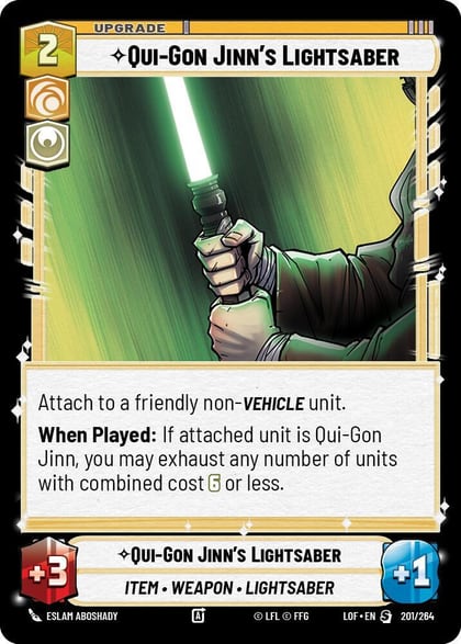 Qui-Gon Jinn's Lightsaber, Legends of the Force 201/264