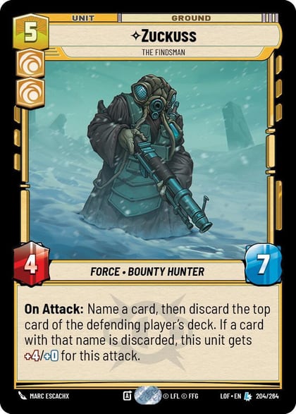 Zuckuss - The Findsman, Legends of the Force 204/264
