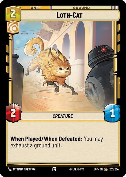 Loth-Cat, Legends of the Force 207/264