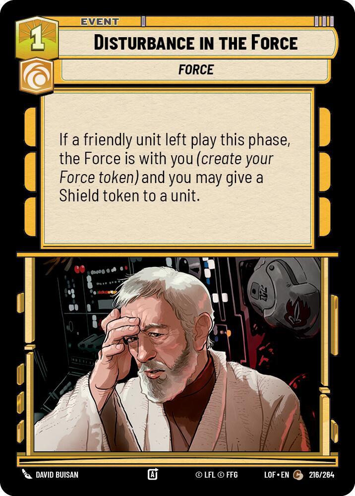 Disturbance in the Force, Legends of the Force 216/264