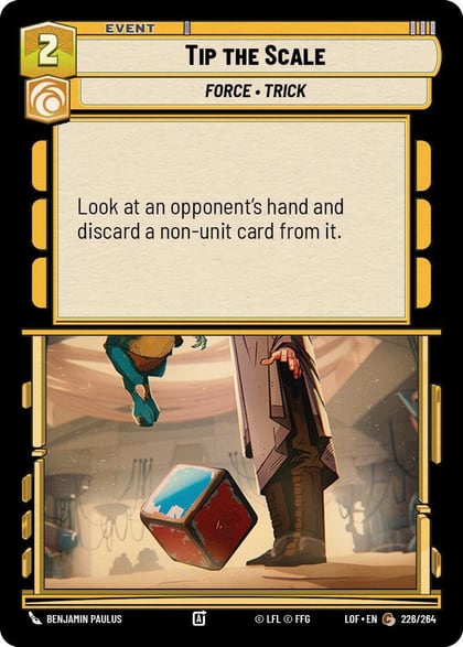 Tip the Scale, Legends of the Force 226/264