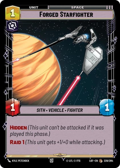 Forged Starfighter, Legends of the Force 228/264