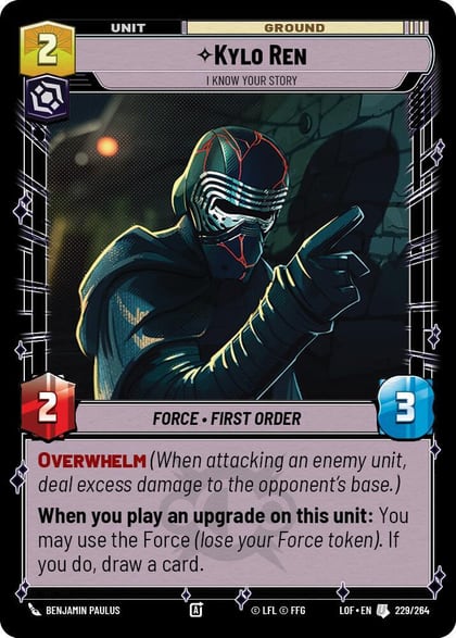 Kylo Ren - I Know Your Story, Legends of the Force 229/264