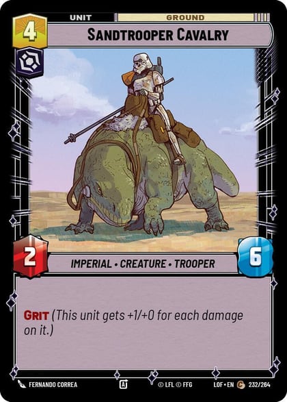 Sandtrooper Cavalry, Legends of the Force 232/264