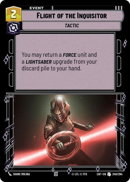Flight of the Inquisitor, Legends of the Force 240/264