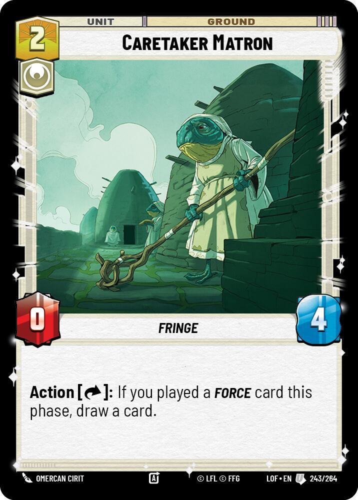Caretaker Matron, Legends of the Force 243/264