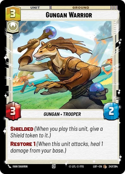 Gungan Warrior, Legends of the Force 247/264