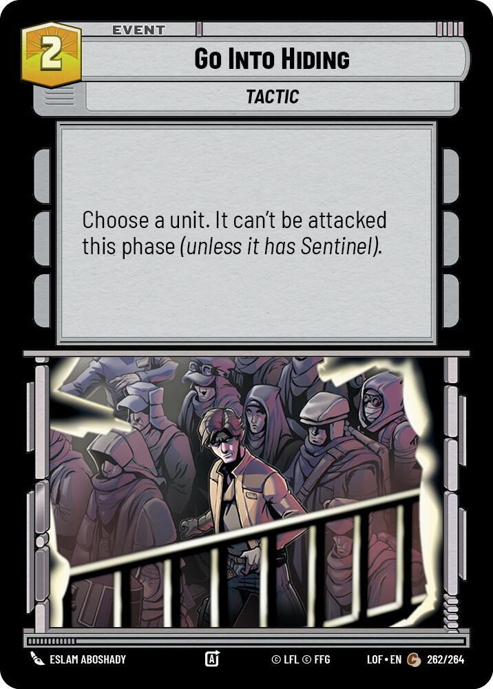 Go Into Hiding, Legends of the Force 262/264