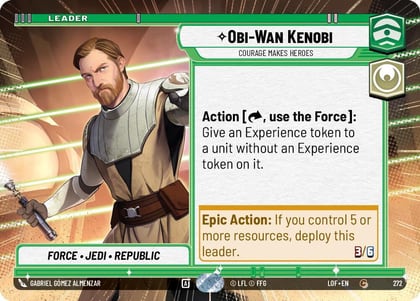 Obi-Wan Kenobi - Courage Makes Heroes (Hyperspace), Legends of the Force 272