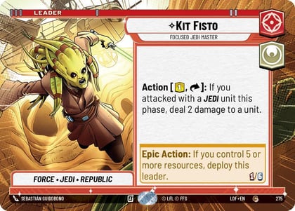 Kit Fisto - Focused Jedi Master (Hyperspace), Legends of the Force 275