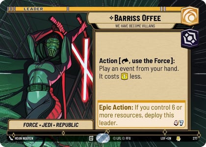 Barriss Offee - We Have Become Villains (Hyperspace), Legends of the Force 277
