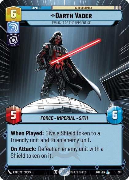 Darth Vader - Twilight of the Apprentice (Hyperspace), Legends of the Force 301