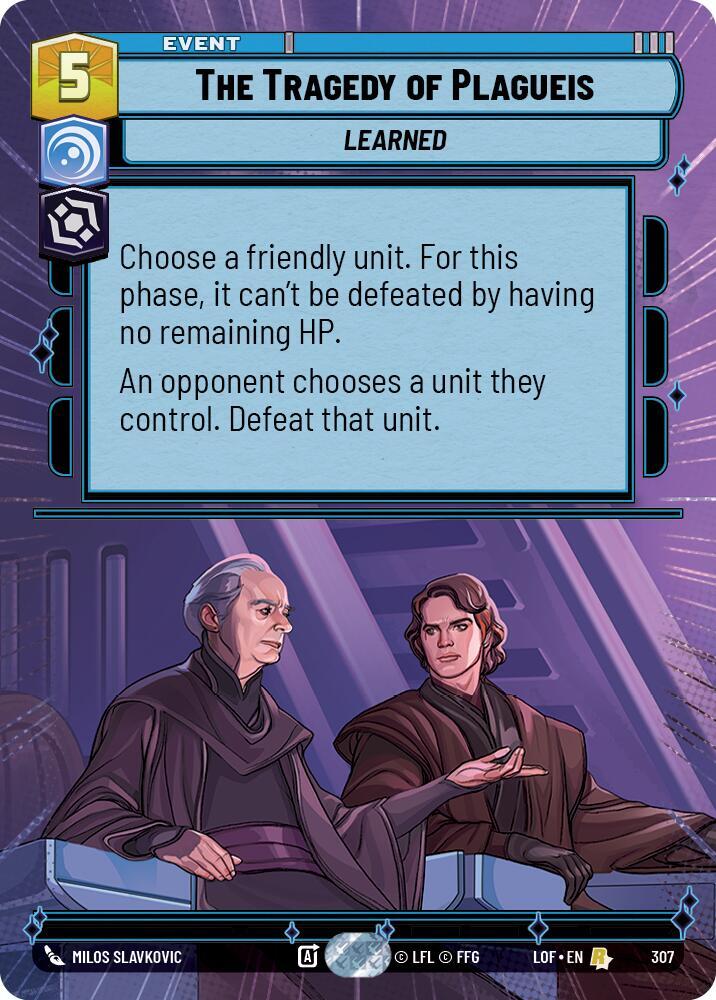 The Tragedy of Plagueis (Hyperspace), Legends of the Force 307